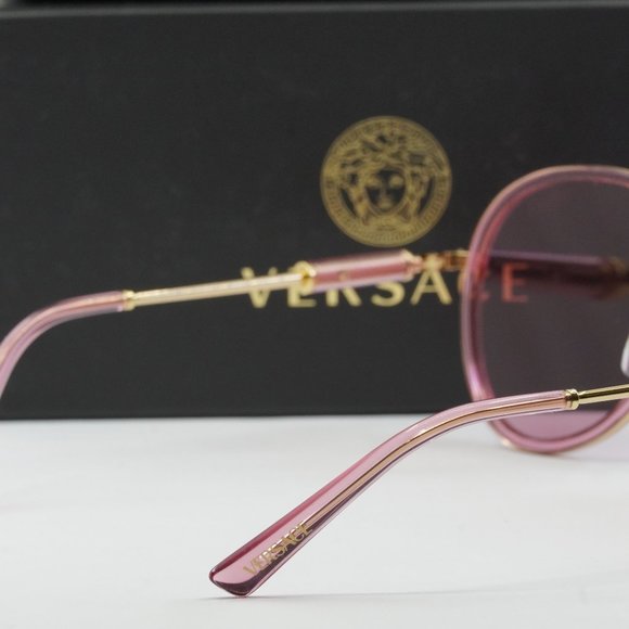 Versace Pink and Gold Sunglasses